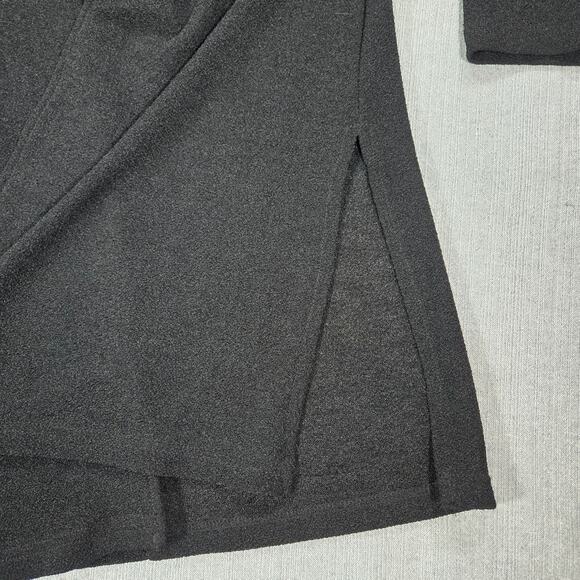 Rabbit Designs Women Sz 16 Black Long Single Button Jacket Cardigan Witchy EUC - Picture 8 of 10